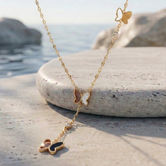 Butterfly Glow Pendant | Gold-Plated Stainless Steel – KZ88123168