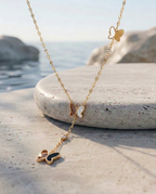 Butterfly Glow Pendant | Gold-Plated Stainless Steel – KZ88123168