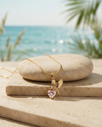 Celeste Hummingbird Pendant | Gold-Plated Stainless Steel – KZ88123146