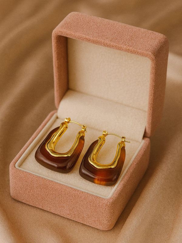 Golden U-Drops | Gold-Plated Stainless Steel– KZ8812335