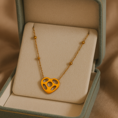 Cut-Out Love Pendant | Gold-Plated Stainless Steel– KZ8812349