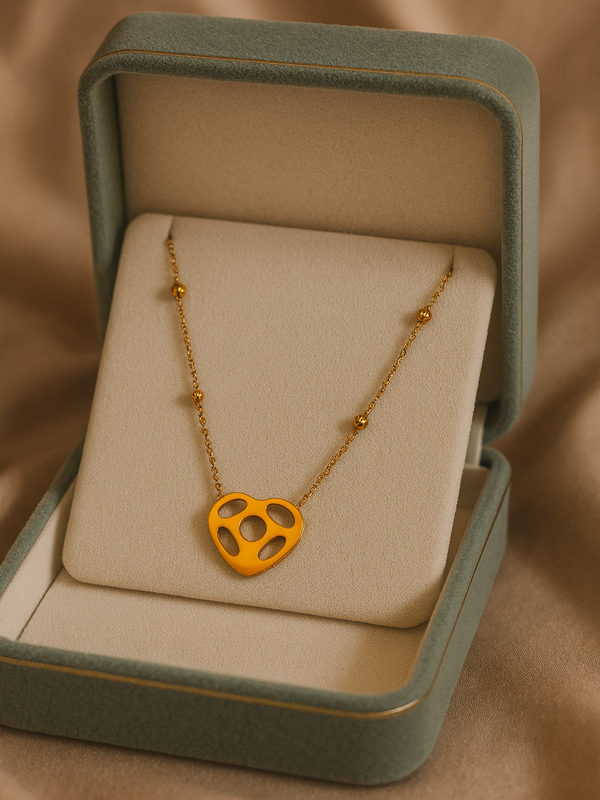 Cut-Out Love Pendant | Gold-Plated Stainless Steel– KZ8812349