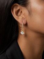 Crystal Teardrop Luxe Earrings |  KZ88123189