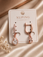 Crystal Teardrop Luxe Earrings |  KZ88123189