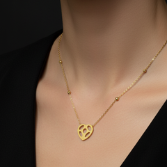 Cut-Out Love Pendant | Gold-Plated Stainless Steel– KZ8812349