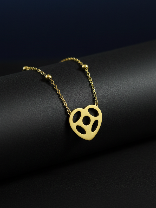 Cut-Out Love Pendant | Gold-Plated Stainless Steel– KZ8812349