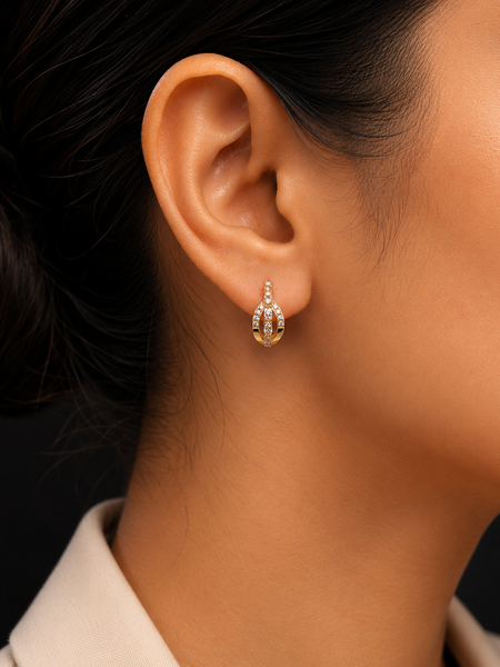 Diamond Bloom Hoops |  KZ88123198