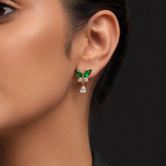 Emerald Dewdrop Earrings | KZ88123193