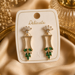 Emerald Majesty Earrings | KZ88123183