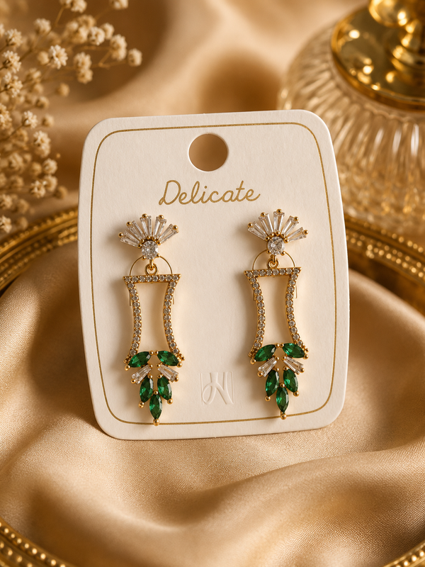 Emerald Majesty Earrings | KZ88123183