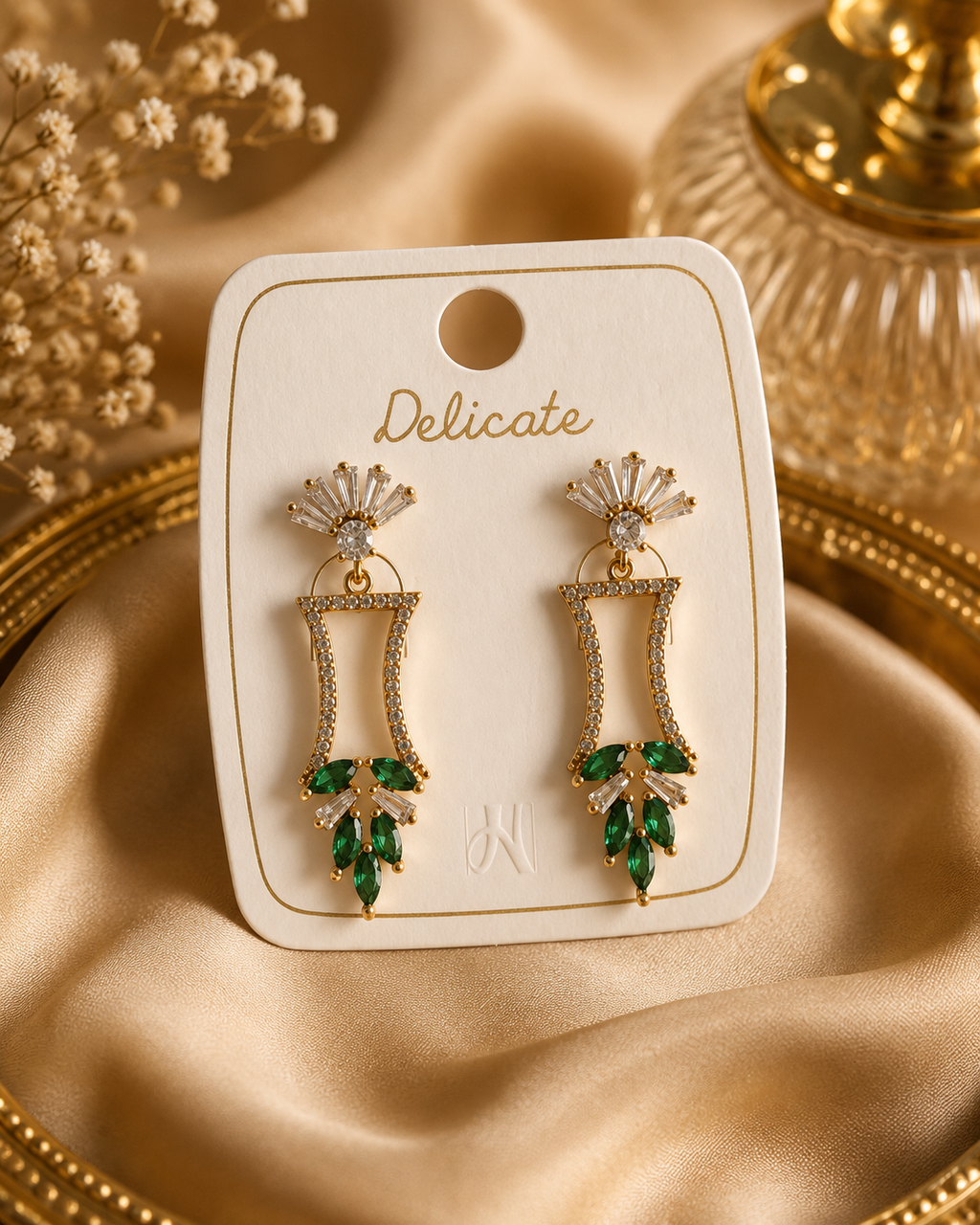 Emerald Majesty Earrings | KZ88123183