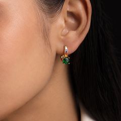 Emerald Prism Hoops |  KZ88123188