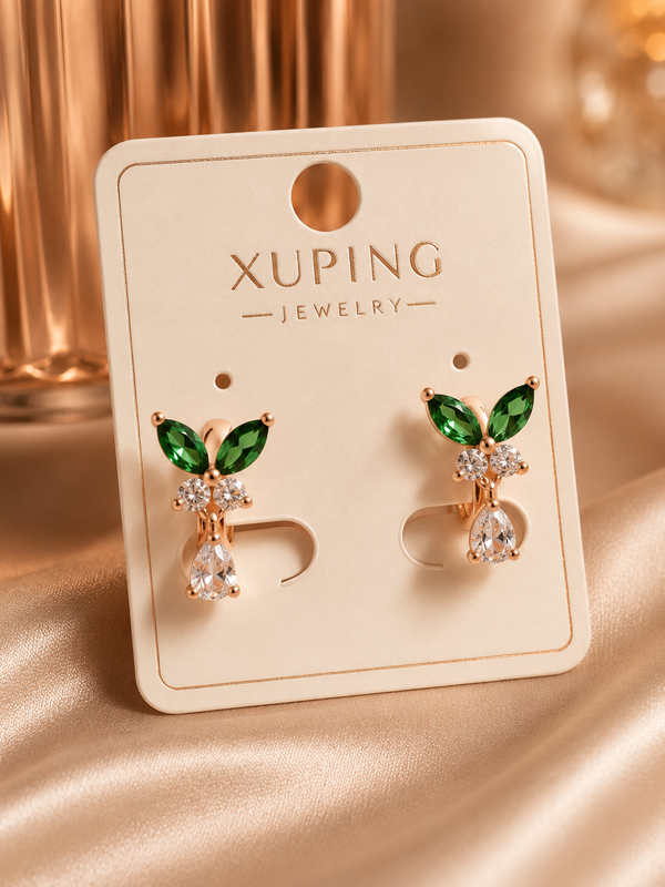 Emerald Dewdrop Earrings | KZ88123193