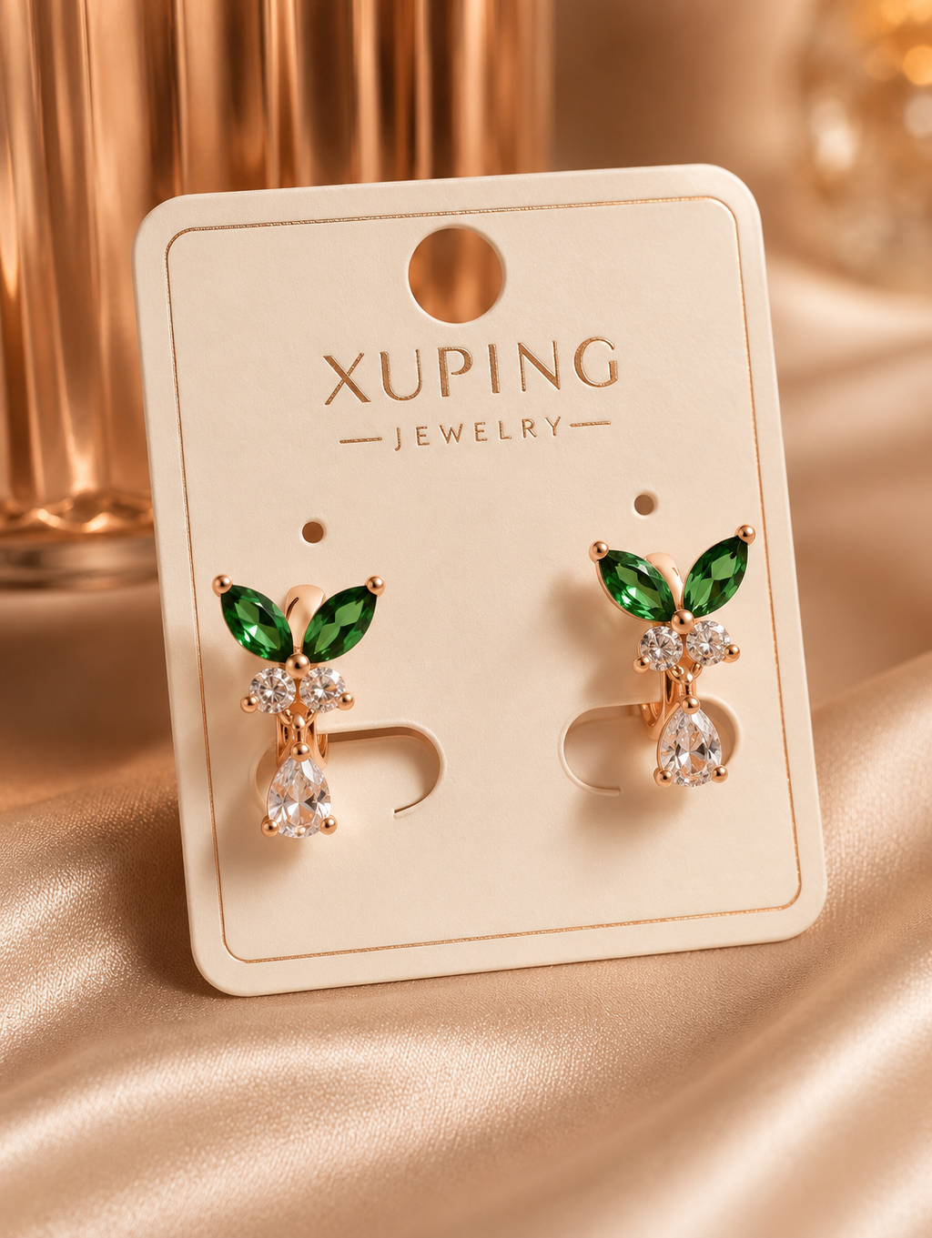 Emerald Dewdrop Earrings | KZ88123193