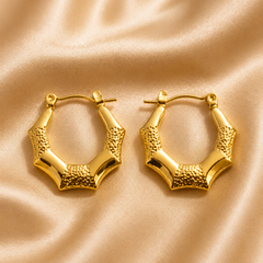 Golden Hexa Hoops |  KZ88123201