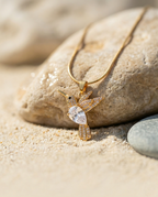 Golden Hummingbird Necklace | Gold-Plated Stainless Steel – KZ88123164