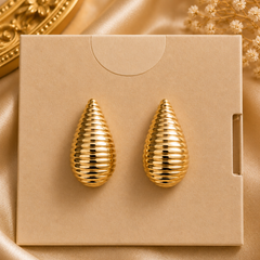 Golden Raindrop Studs |  KZ88123197