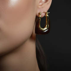 Golden U-Drops | Gold-Plated Stainless Steel– KZ8812335