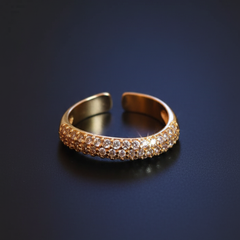 Grace Band Ring | Gold-Plated Brass Adjustable Ring –SCB8812384