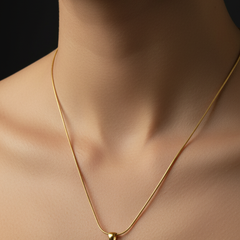 Heartburst Sparkle Necklace | Gold-Plated Stainless Steel – KZ8812355