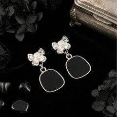 Midnight Bloom Earrings | Gold-Plated Stainless Steel – KZ8812317
