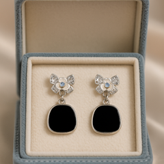 Midnight Bloom Earrings | Gold-Plated Stainless Steel – KZ8812317