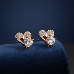 Mini Heart Twinkle Studs | Gold-Plated Brass– KZ8812342