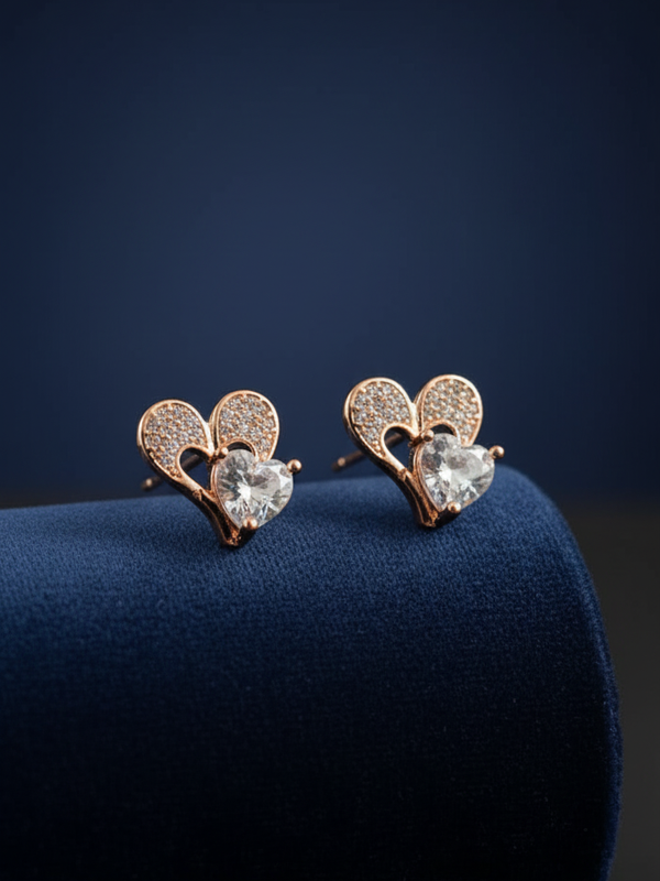 Mini Heart Twinkle Studs | Gold-Plated Brass– KZ8812342