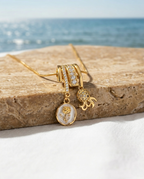 Ocean Bloom Pendant | Gold-Plated Stainless Steel – KZ88123152