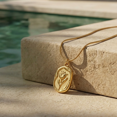 Rosalie Gold Necklace | Gold-Plated Stainless Steel – KZ88123173
