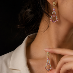 Rosé Luxe Crystal Drops |  KZ88123176