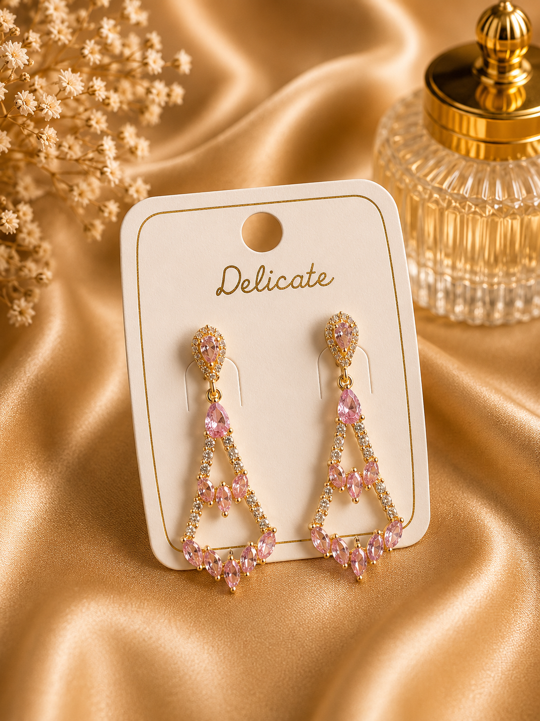 Rosé Luxe Crystal Drops |  KZ88123176