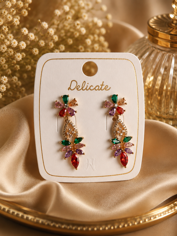 Royal Garden Drop Earrings |  KZ88123182