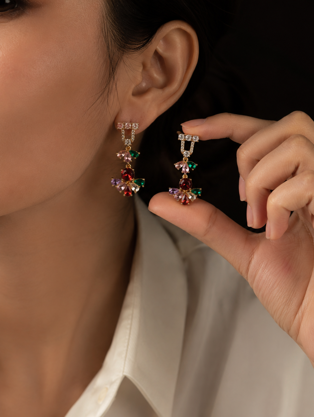 Ruby Petal Luxe Drops | KZ88123178