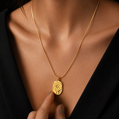 Rosalie Gold Necklace | Gold-Plated Stainless Steel – KZ88123173