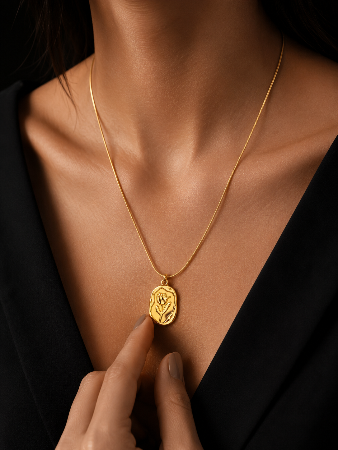 Rosalie Gold Necklace | Gold-Plated Stainless Steel – Z88123173