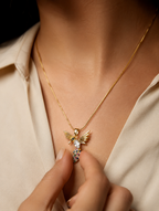 Royale Hummingbird Pendant | Gold-Plated Stainless Steel – KZ88123174