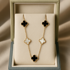 Double Sided Lucky Clover | Gold-Plated Stainless Steel – KZ8812304