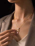 Pink Princess Necklace | Gold-Plated Stainless Steel – KZ88123171