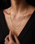 Royale Stack Snake Chain | Gold-Plated Stainless Steel – KZ88123163