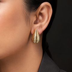 Golden Raindrop Studs |  KZ88123197