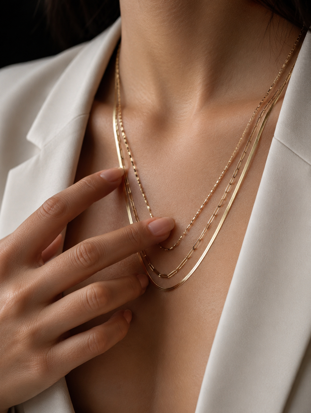 Royale Stack Snake Chain | Gold-Plated Stainless Steel – KZ88123163