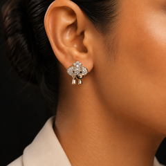 Lucky Elephant Crystal Studs |  KZ88123203