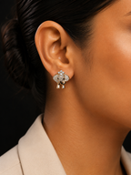 Lucky Elephant Crystal Studs |  KZ88123203