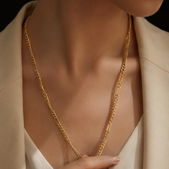 Golden Drift Necklace | Gold-Plated Stainless Steel – KZ88123155