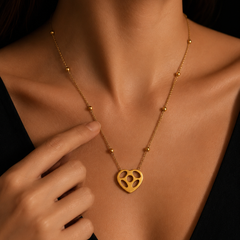Cut-Out Love Pendant | Gold-Plated Stainless Steel– KZ8812349