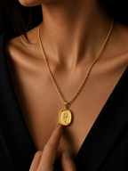 Sunflower Charm Pendant | Gold-Plated Stainless Steel – KZ88123153