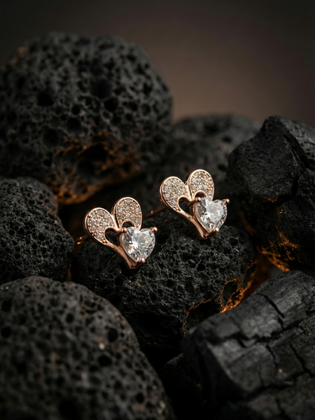 Mini Heart Twinkle Studs | Gold-Plated Brass– KZ8812342