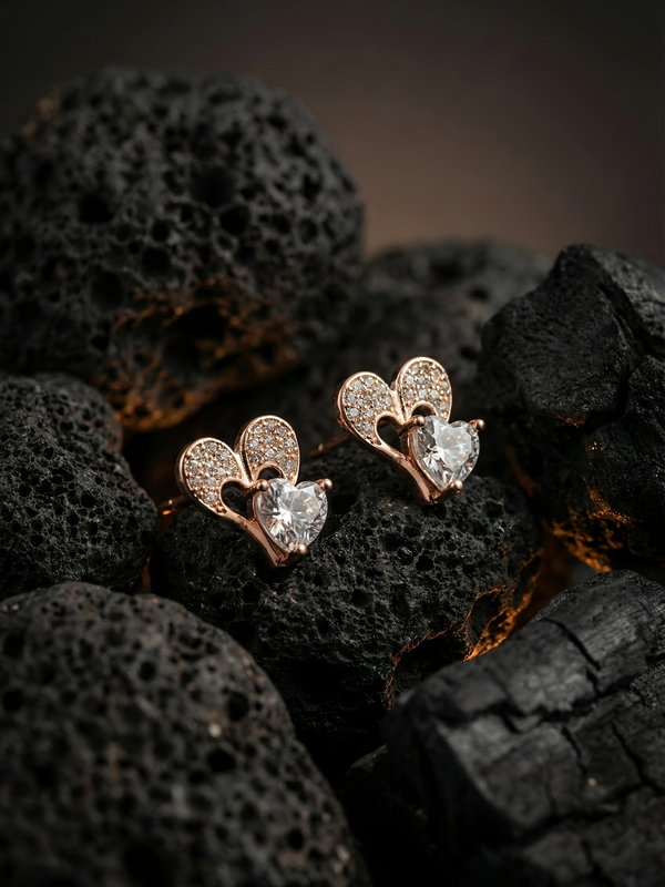 Mini Heart Twinkle Studs | Gold-Plated Brass– KZ8812342