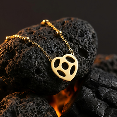 Cut-Out Love Pendant | Gold-Plated Stainless Steel– KZ8812349